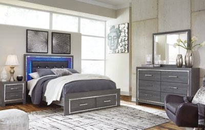 Lodanna Queen Storage Bed, Chest and Nightstand - Image 6