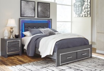 Lodanna Queen Storage Bed and Nightstand - Image 5