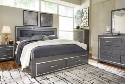 Lodanna King Panel Bed with 2 Storage Drawers - Image 10