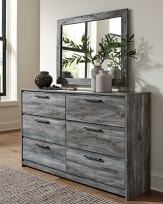 Baystorm Queen Panel Storage Bed with Mirrored Dresser and Nightstand - Image 13