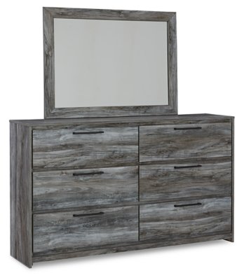 Baystorm Queen Panel Storage Bed with Mirrored Dresser and Nightstand - Image 4