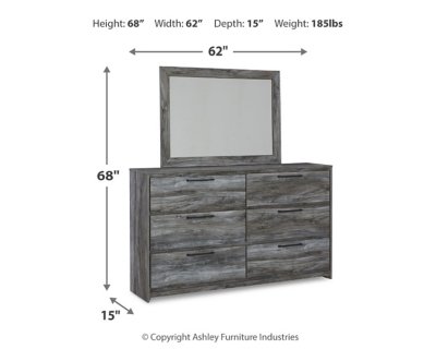 Baystorm King Panel Storage Bed with Mirrored Dresser and Nightstand - Image 10