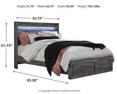 Baystorm Queen Panel Storage Bed with Chest - Image 5