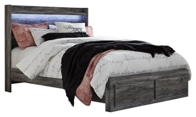 Baystorm Queen Panel Storage Bed with Mirrored Dresser and Nightstand - Image 3