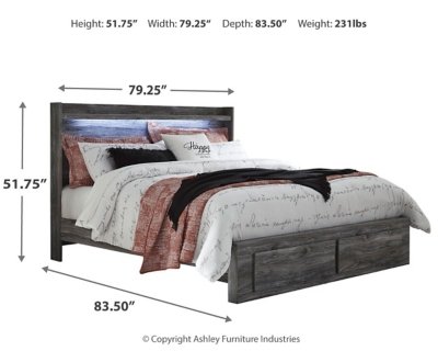 Baystorm King Panel Storage Bed with Chest - Image 6