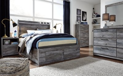 Baystorm Full Panel Bed with 6 Storage Drawers - Image 7