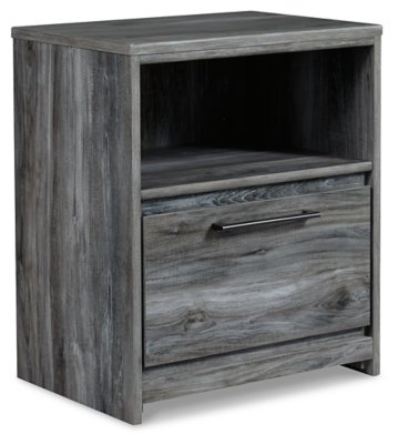 Baystorm Queen Panel Storage Bed with Mirrored Dresser and Nightstand - Image 6