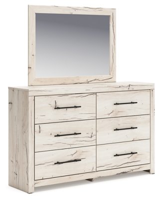 Lawroy King Panel Storage Bed, Dresser, Mirror, Chest and 2 Nightstands - Image 3