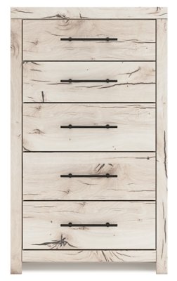 Lawroy King Panel Storage Bed, Dresser, Mirror, Chest and 2 Nightstands - Image 9