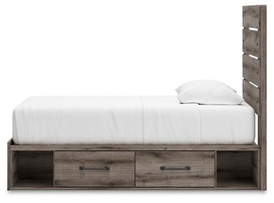 Fondenlane Twin Panel Bed with Storage - Image 8