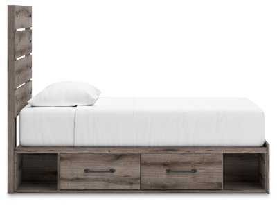 Fondenlane Twin Panel Bed with Storage - Image 9