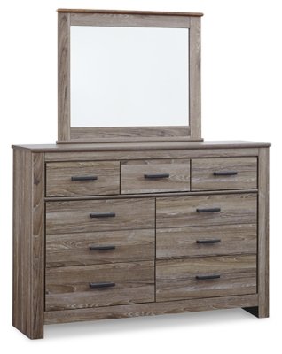 Zelen Queen/Full Panel Headboard, Dresser and Mirror - Image 4