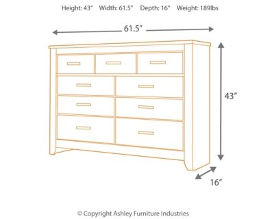 Zelen Queen Panel Bed and Dresser - Image 7