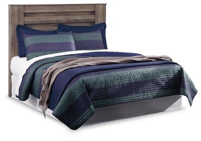 Zelen Queen Panel Headboard Bed with Mirrored Dresser and Nightstand - Image 3