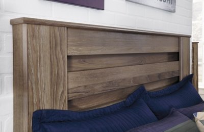 Zelen Queen Panel Bed, Dresser and Mirror - Image 6
