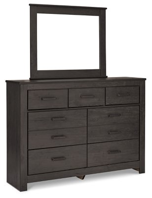 Brinxton Queen Panel Bed, Dresser, Mirror, Chest and Nightstand - Image 3