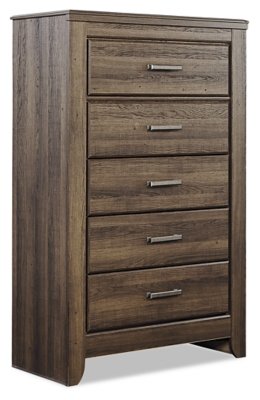 Juararo California King Poster Bed, Dresser, Mirror, Chest and 2 Nightstands - Image 6