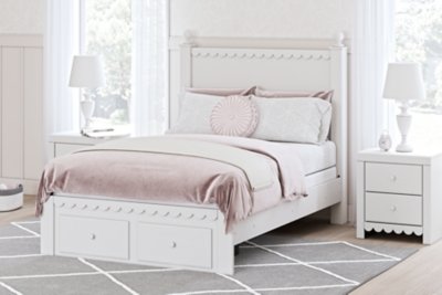Mollviney Full Panel Storage Bed, Dresser and Mirror - Image 19