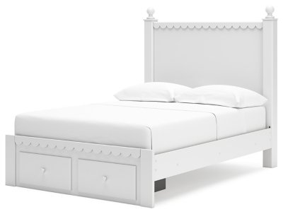 Mollviney Full Panel Storage Bed, Dresser and Mirror - Image 12
