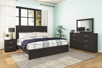 Belachime King Panel Bed and Nightstand - Image 10