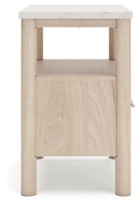 Cadmori King Upholstered Panel Bed, Dresser, Mirror and Nightstand - Image 19