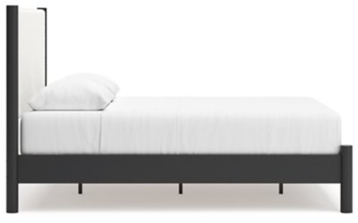 Cadmori Queen Upholstered Panel Bed - Image 8