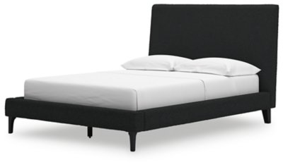 Cadmori Full Upholstered Bed with Roll Slats - Image 6