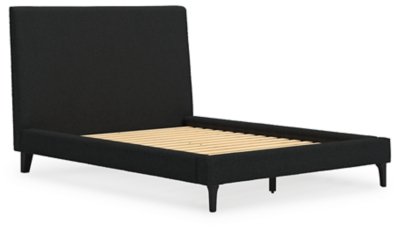 Cadmori Full Upholstered Bed with Roll Slats - Image 4