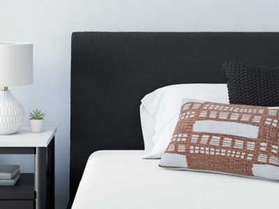 Cadmori Full Upholstered Bed with Roll Slats - Image 10