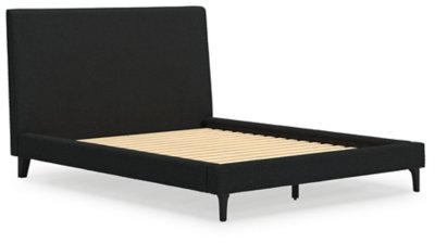 Cadmori Queen Upholstered Bed with Roll Slats - Image 4