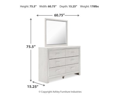 Altyra Queen Upholstered Panel Bed, Dresser, Mirror, and Nightstand - Image 22