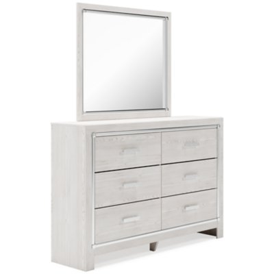 Altyra Queen Upholstered Panel Bed, Dresser, Mirror, and Chest - Image 3