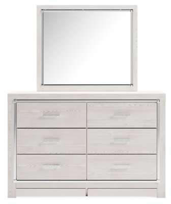 Altyra Queen Upholstered Panel Bed, Dresser, Mirror, and Nightstand - Image 4