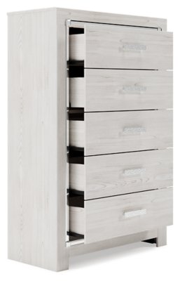 Altyra King Upholstered Storage Bed, Dresser, Mirror, Chest, and Nightstand - Image 24