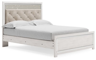 Altyra Queen Upholstered Panel Bed, Dresser, Mirror, and Nightstand - Image 9