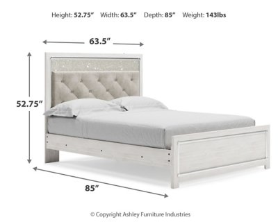 Altyra Queen Upholstered Panel Bed, Dresser, Mirror, and Nightstand - Image 23