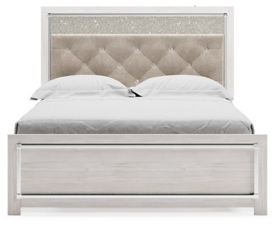 Altyra Queen Upholstered Panel Bed, Dresser, Mirror, and Nightstand - Image 11