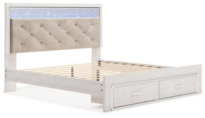 Altyra King Upholstered Storage Bed, Dresser, Mirror and 2 Nightstands - Image 10