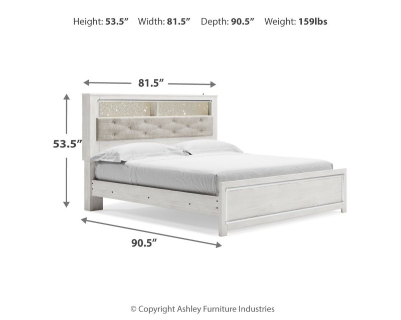 Altyra King Panel Bookcase Bed - Image 10