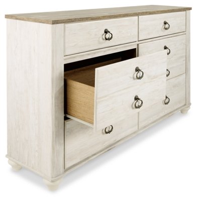 Willowton Twin Panel Bed and Dresser - Image 4