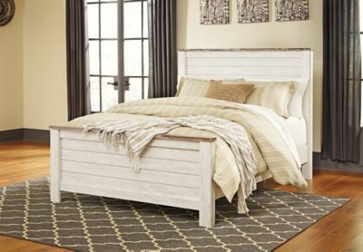 Willowton Queen Panel Bed, Dresser, Mirror and 2 Nightstands - Image 3