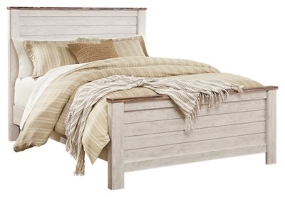 Willowton Queen Panel Bed, Dresser, Mirror and 2 Nightstands - Image 6
