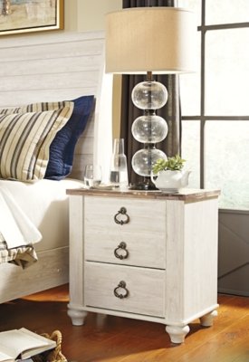 Willowton King Panel Bed, Dresser, Mirror, and Nightstand - Image 12