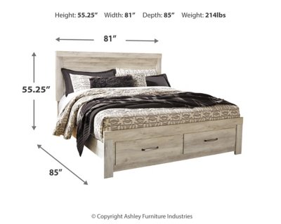 Bellaby King Panel Storage Bed, Dresser, Mirror and Nightstand - Image 6