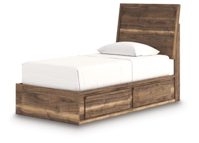 Darcalli Twin Panel Bed with Storage - Image 8