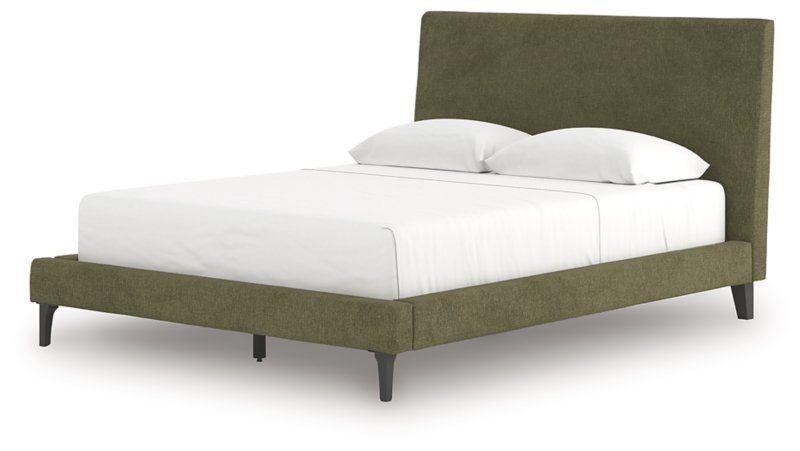 Darcalli Queen Upholstered Bed with Roll Slats - Image 6