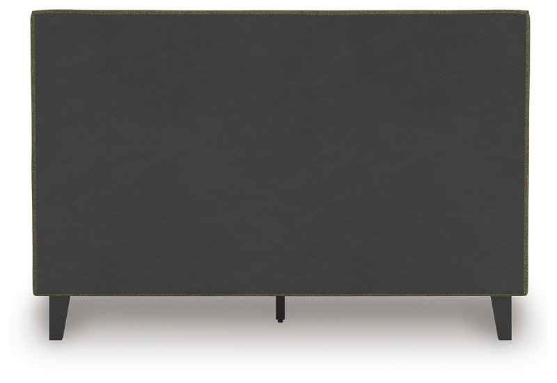 Darcalli Queen Upholstered Bed with Roll Slats - Image 8