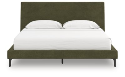Darcalli King Upholstered Bed with Roll Slats - Image 3