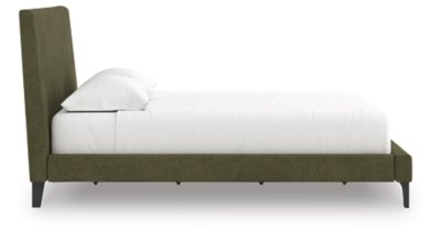 Darcalli King Upholstered Bed with Roll Slats - Image 4