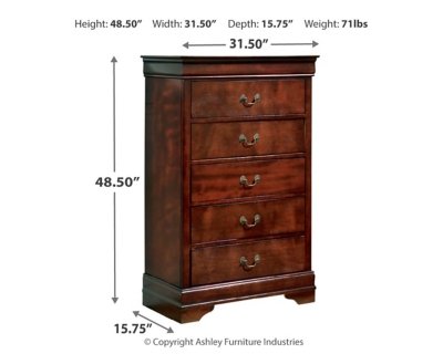 Alisdair Queen Sleigh Bed, Dresser, Mirror, and Chest - Image 7